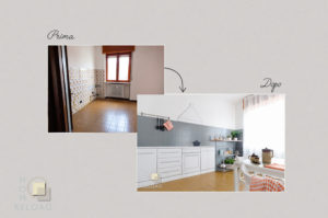 BIANCO E ORO cucina Home Staging